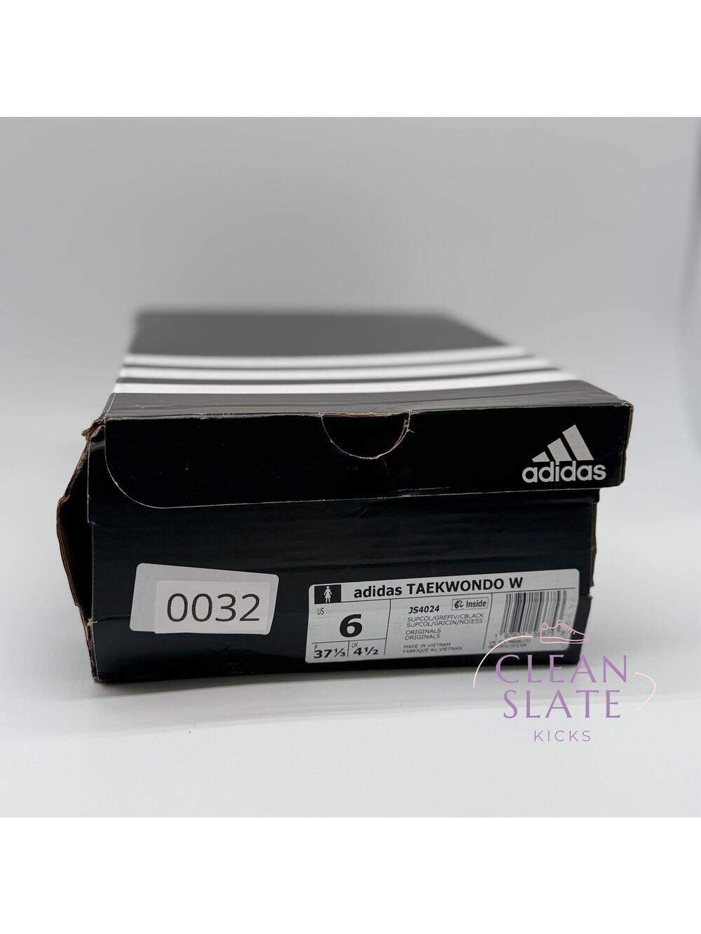 Adidas Taekwondo Grey Five Core Black JS4024 Women's 6 NIB - Picture 6 of 6